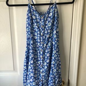 American Eagle Blue Daisy Dress